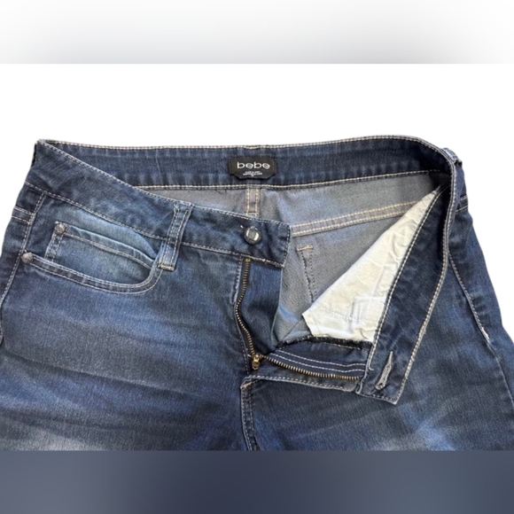 Bebe Jean EUC Denim Dark Wash Size 30 - Picture 8 of 11